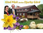 Glad påsk önskar Djurby Gård