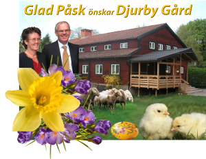 Glad påsk önskar Djurby Gård